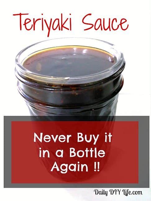 Never Buy Teriyaki Sauce From a Bottle Again! Daily DIY Life.com