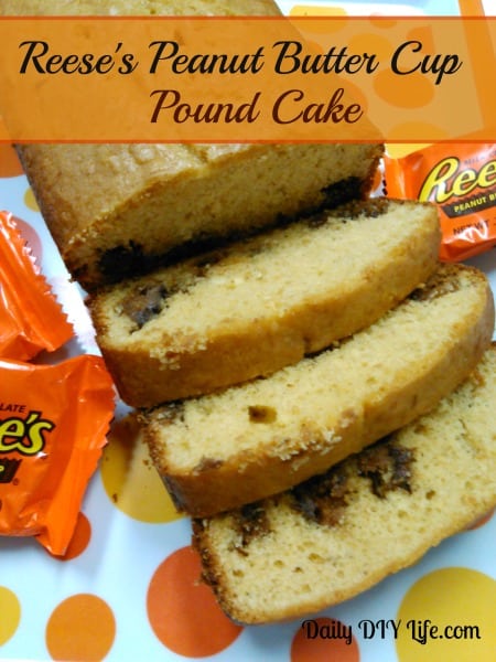 Reese's Peanut Butter Pound Cake - Daily DIY Life.com