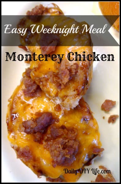 Easy Meals - Montery Chicken : Daily DIY Life.com