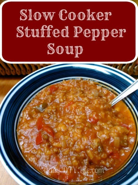 Easy Meals: Stuffed Pepper Soup - Daily DIY Life.com