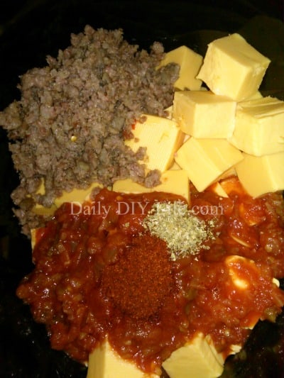 The Best Crockpot Cheesy Queso Dip! DailyDIYLife.com
