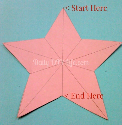 DIY Paper Craft! 3D Paper Stars Adorable (and easy) fun craft idea. 