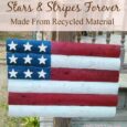 Stars & Stripes Forever! Wooden American Flag Craft- Summer Decor! DailyDIYLife.com