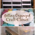 Getting Organized! Tips to organizing craft supplies in a small space | DailyDIYLife.com