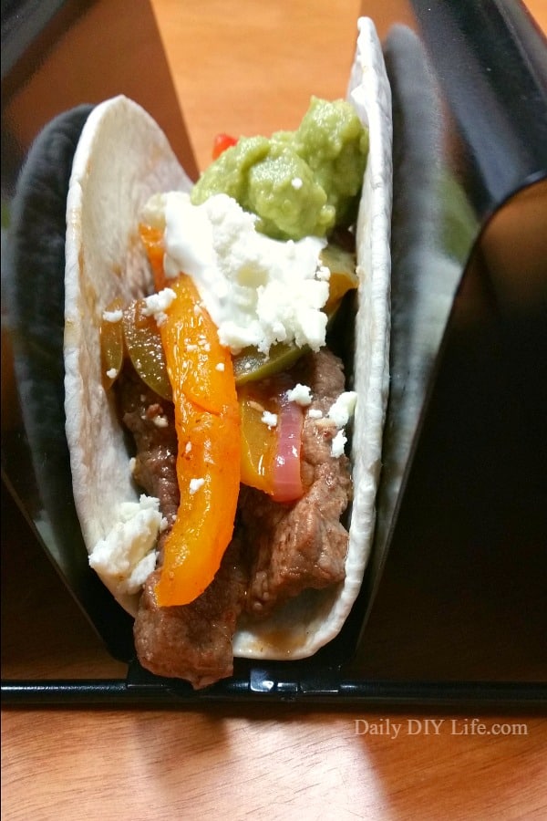Busy Weeknight Beef Fajitas Recipe! An easy dinner recipe for the perfect something different in the middle of the week. | DailyDIYLife.com
