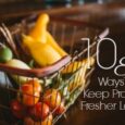 Great tips here on how to make your produce last longer! #5 is my favorite, I use it almost every week. 10 great tips to check out!