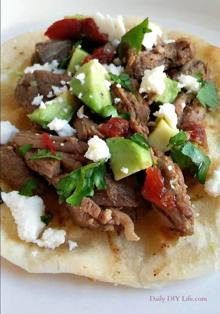 Take your taco obsession to the next level with Chipotle in Adobo! Chipotle Lime Shredded Beef Tacos will make your Taco Tuesday extra spicy! #sponsored