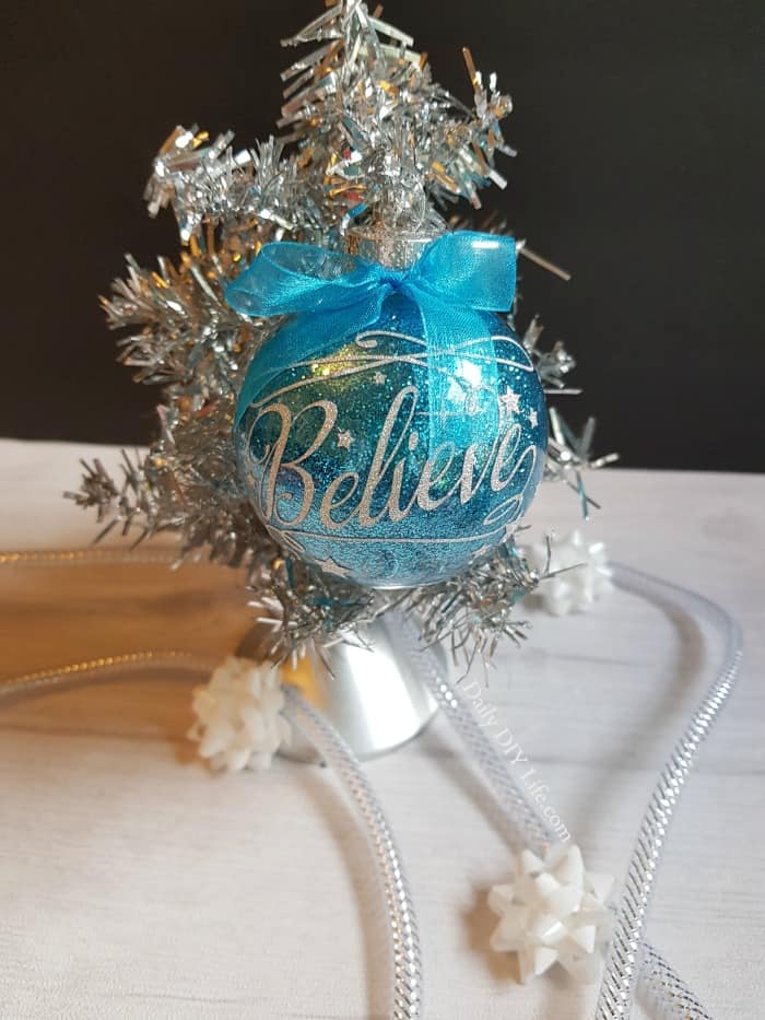 Diy Glitter Ornaments For Christmas And