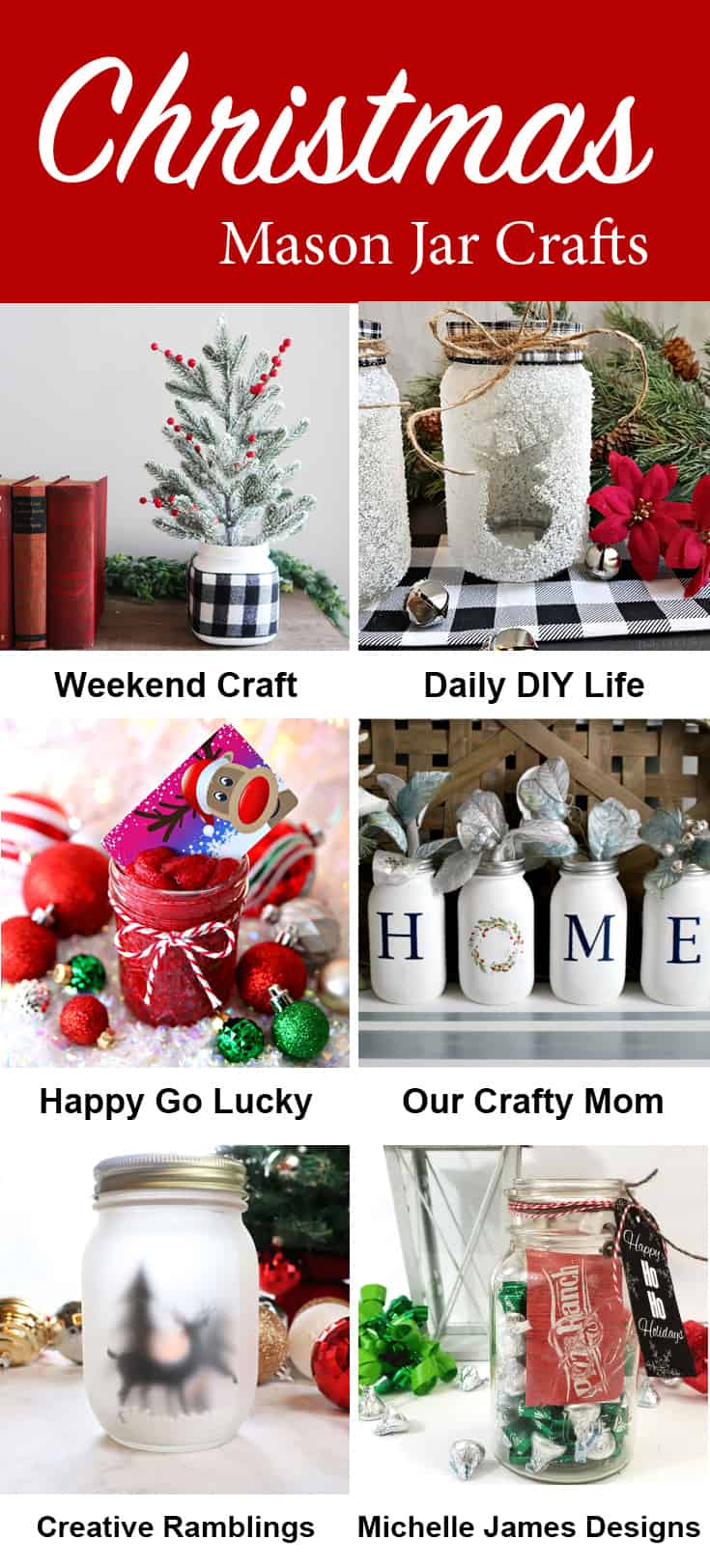 27 Christmas Mason Jar Crafts You Can Make Today