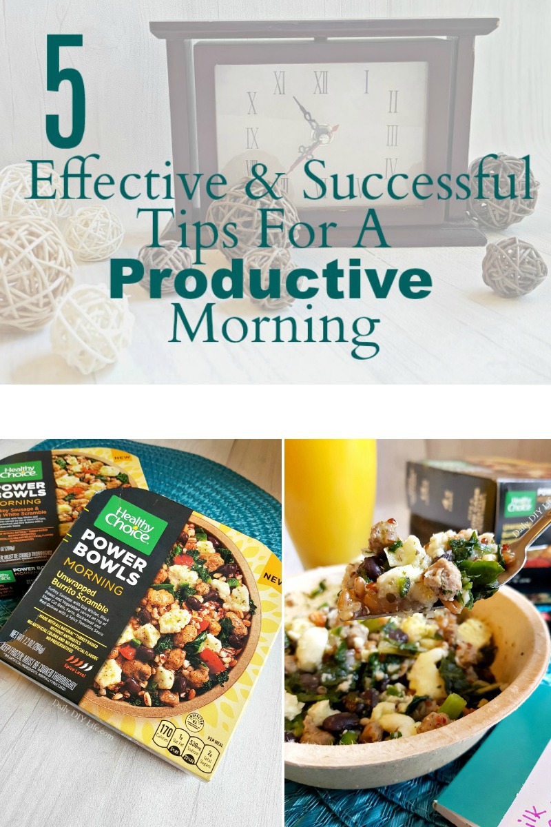 When it comes to having a productive morning that is stress-free and successful, an effective morning routine is essential. By changing just a few habits in the morning, you will set the tone for the rest of the day ahead. #Ad #FallIntoComfortFood #MorningRoutine #Organizing #DailySchedule #Planning