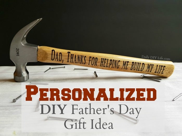 We have the perfect DIY Father's Day gift idea that dad is going to love. Using your Cricut and some polished metal vinyl, you can have it together in no time. Best of all you can personalize it with any message, just right for dad's special day. #Sponsored #StyleTechCraft #StyleTech #VinylCrafts #PolishedMetalVinyl #CricutMade #Cricut #FathersDayCrafts