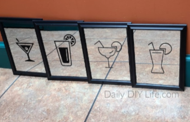 Create your own unique bar art using cocktails and signs made with your Cricut cutting machine and StyleTech Craft Vinyl. Personalizing your summer bar cart is a quick and easy DIY Cricut project that will add style and pizzaz to any indoor or outdoor space. Your only limit is your own imagination. #Sponsored #StyleTechCraft #StyleTechCraftVinyl #GlossyVinyl #CricutMade #CricutDIY #SummerBarCart #BartCartArt #BarArt #CocktailArt #DIYCocktailDecor #SummerDecorating #HomeBarDecor