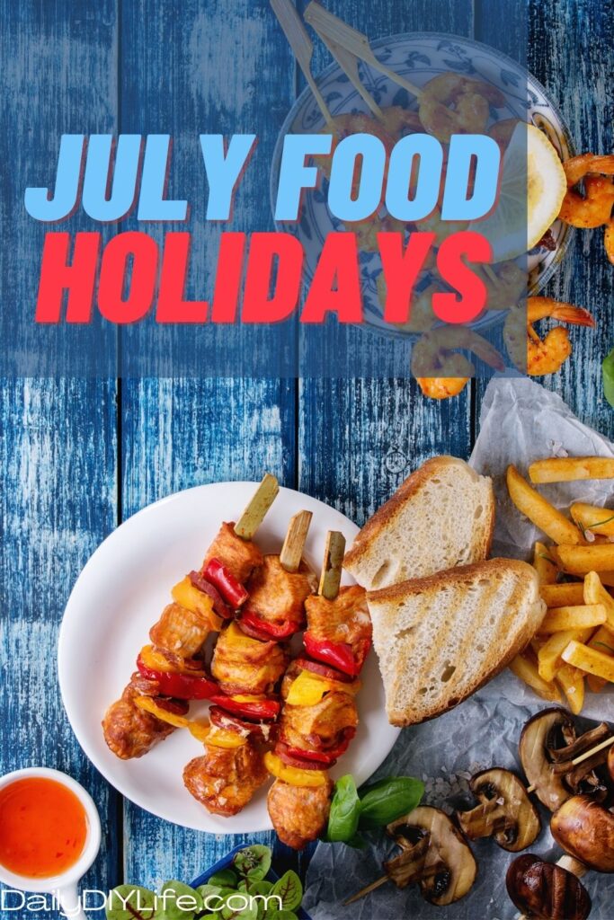 July Food holiday poster