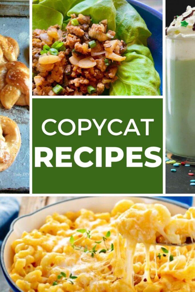 copycat recipes - pinterest pin