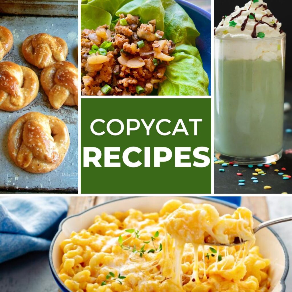 copycat recipes - photo collage