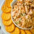 Bacon Cheddar Chicken Salad Dip - canned chicken recipes