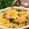 Broccoli, Rice, Cheese, and Chicken Casserole