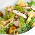 Caesar Salad with Rotisserie Chicken - last minute dinner ideas