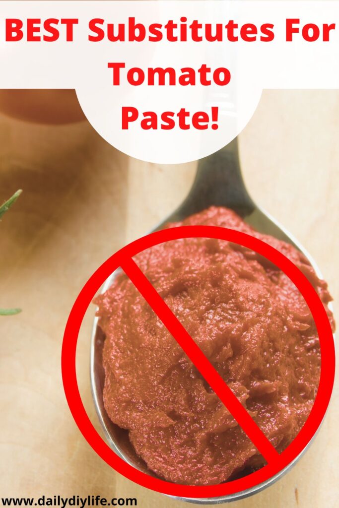 Tomate Paste Substitute Pinterest Image