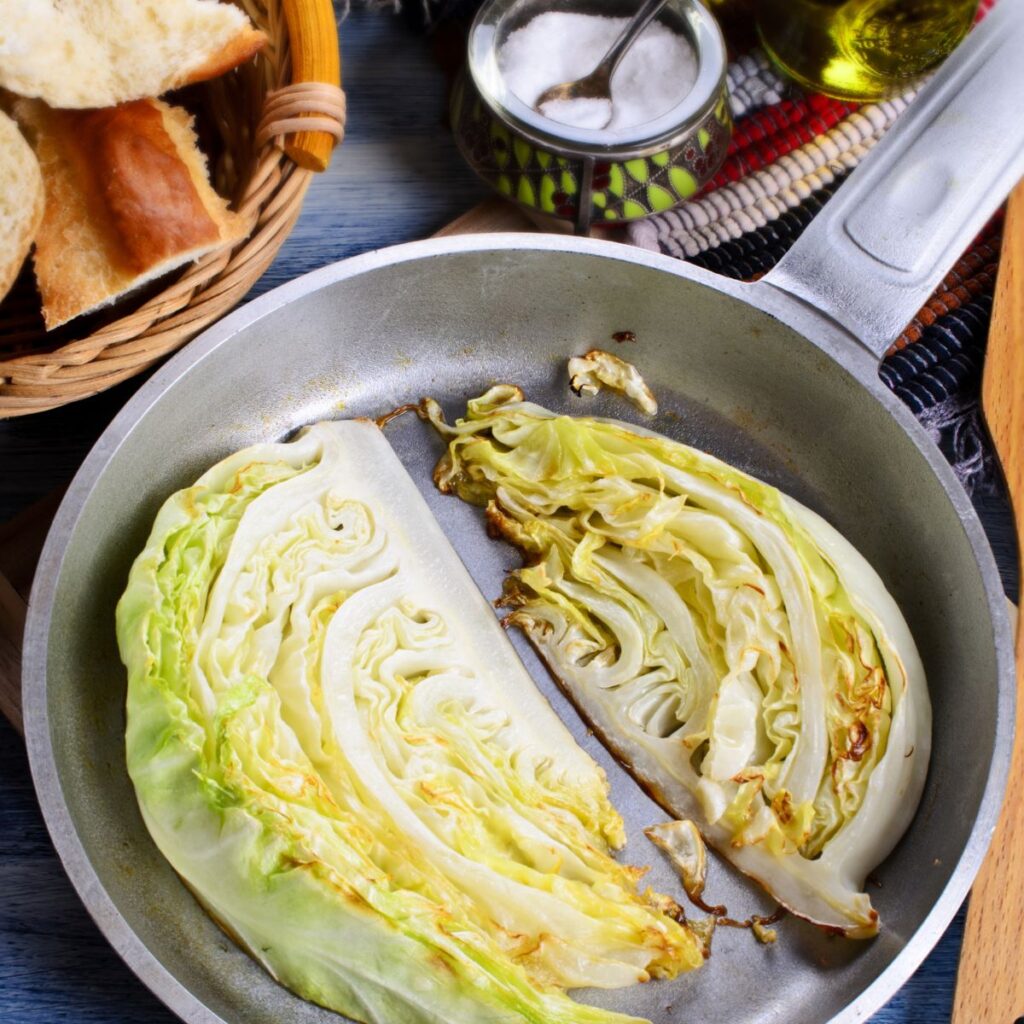 fried cabbage - irish side dishes