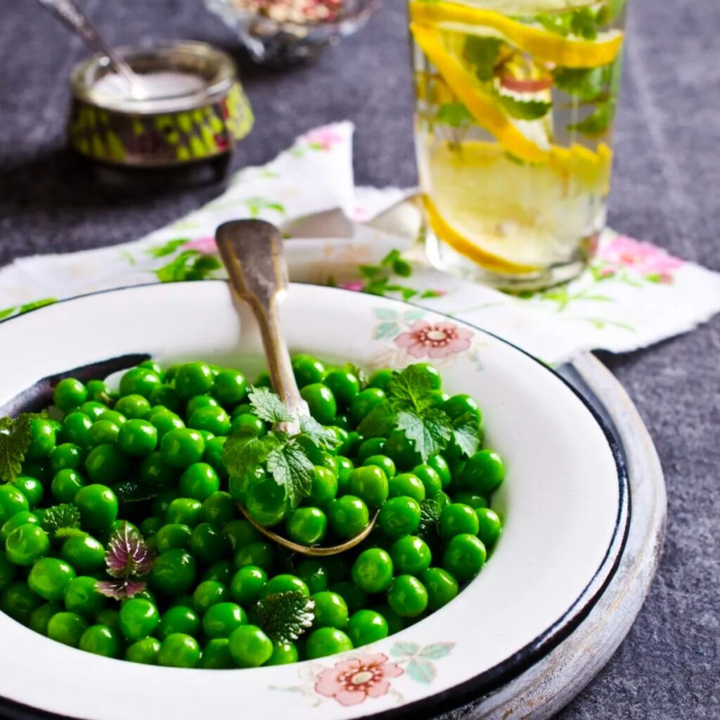 minted green peas - irish side dishes