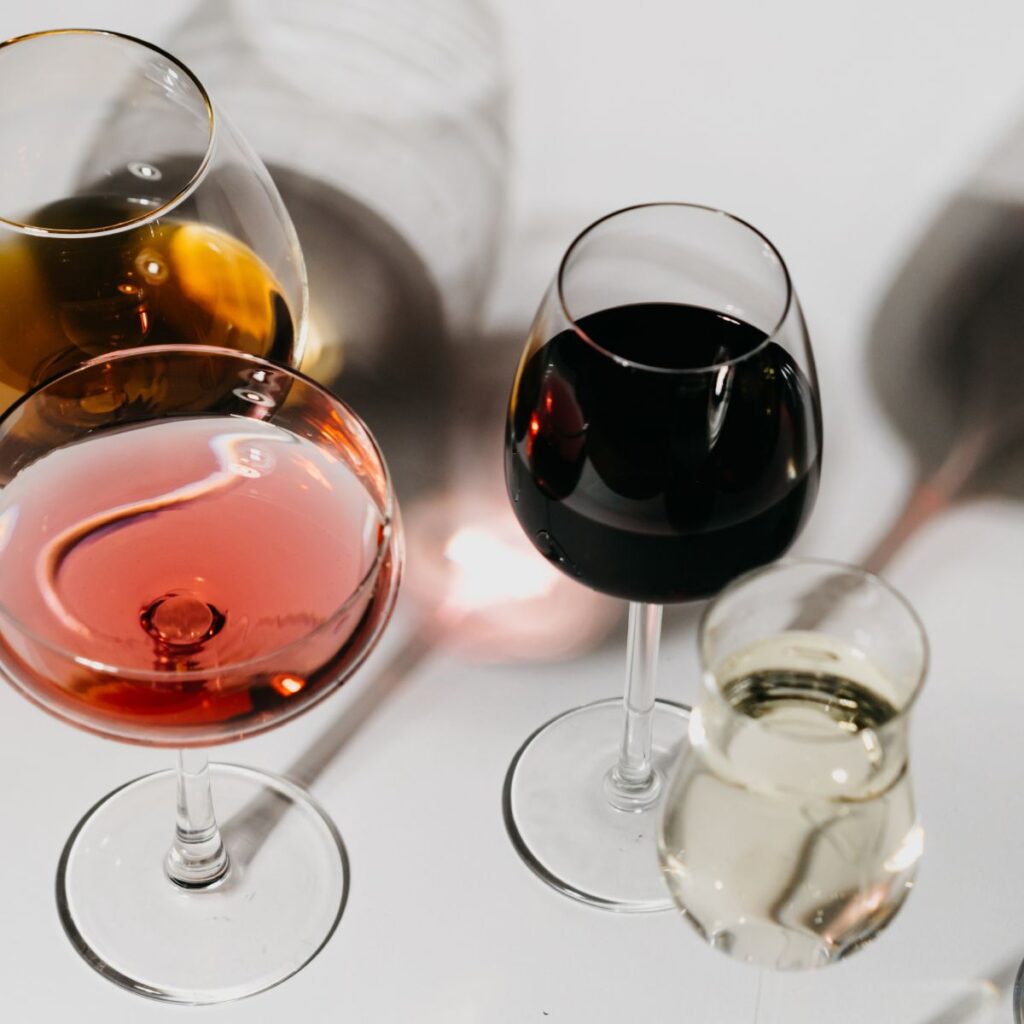 types of wine glasses 