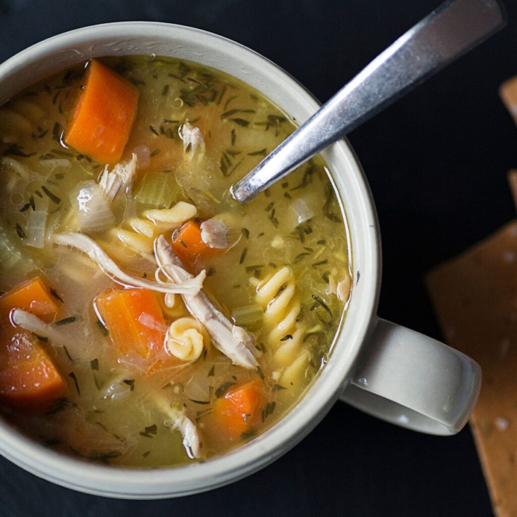 chicken noodle soup - recipes with half and half