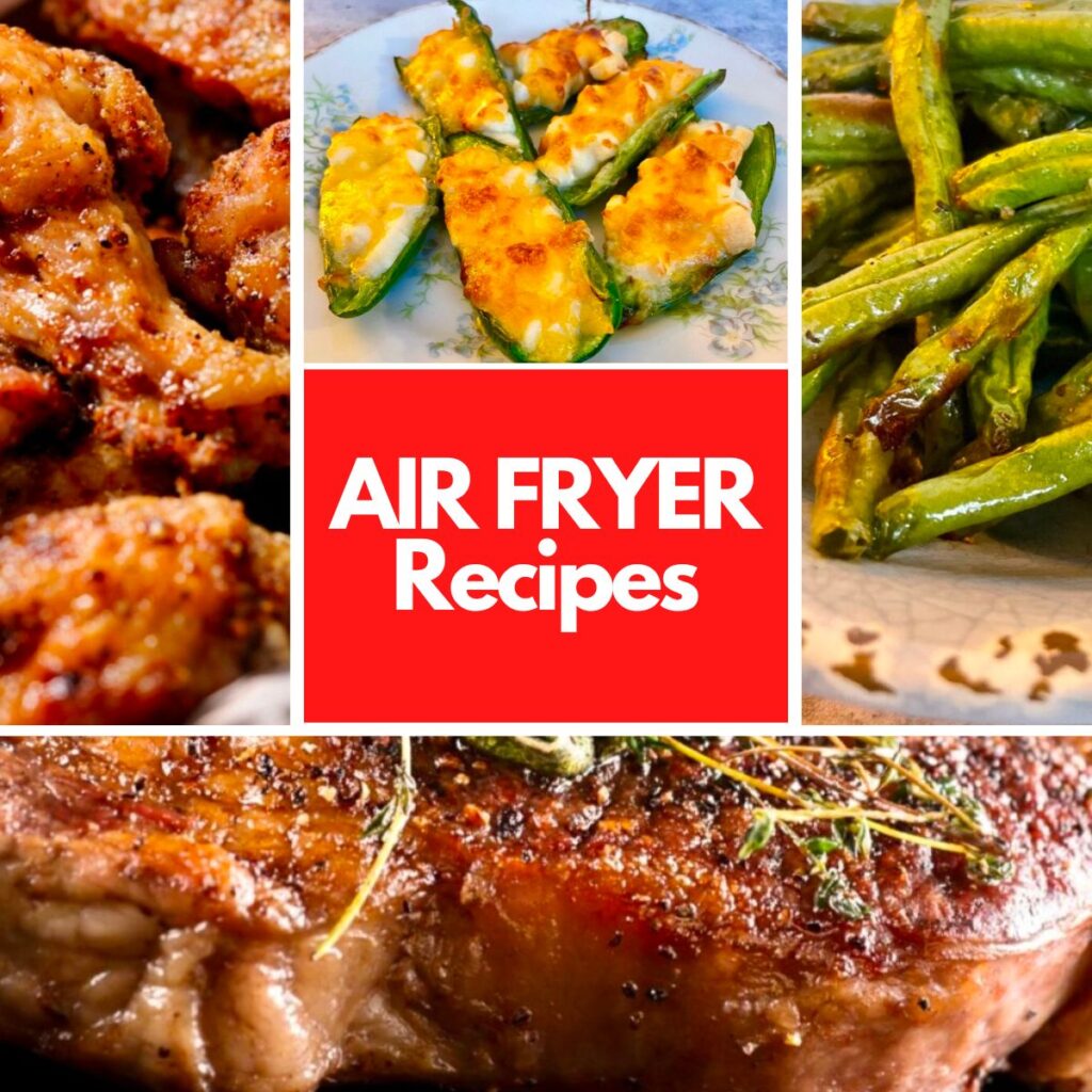 Air Fryer Recipes Collage