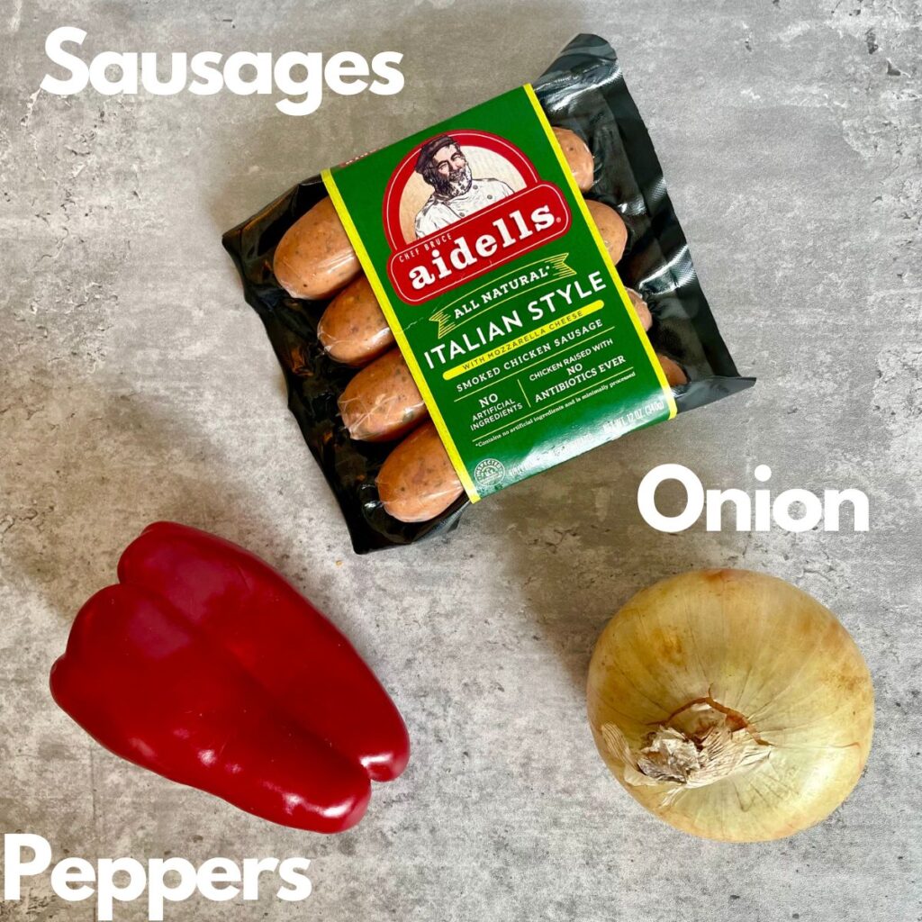 ingredients-for-air-fryer-Italian-sausage