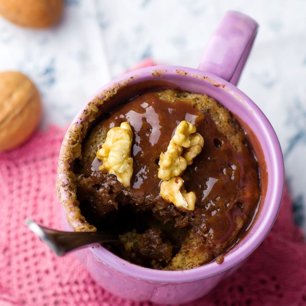 a-microwave-desserts-of-chocolate-and-caramel-in-a-mug