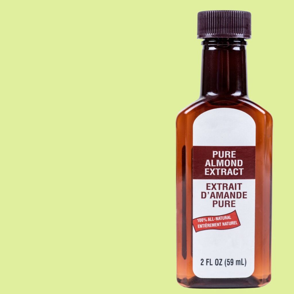 picture of almond extract as a vanilla extract substitute