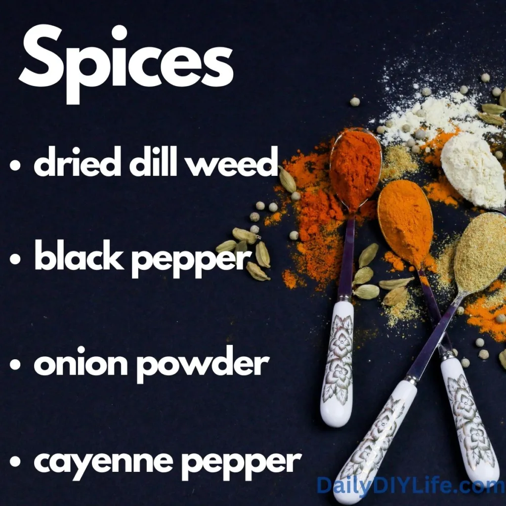 graphic of spices for mcdonalds breakfast sauce