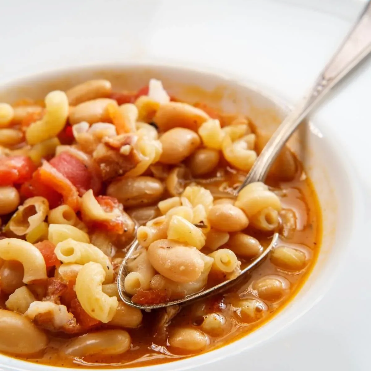busy day soup with spoon