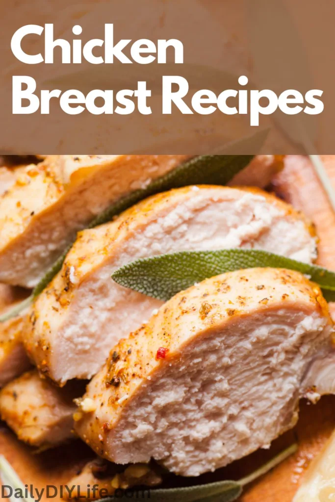 recipes using chicken breast - pinterest pin