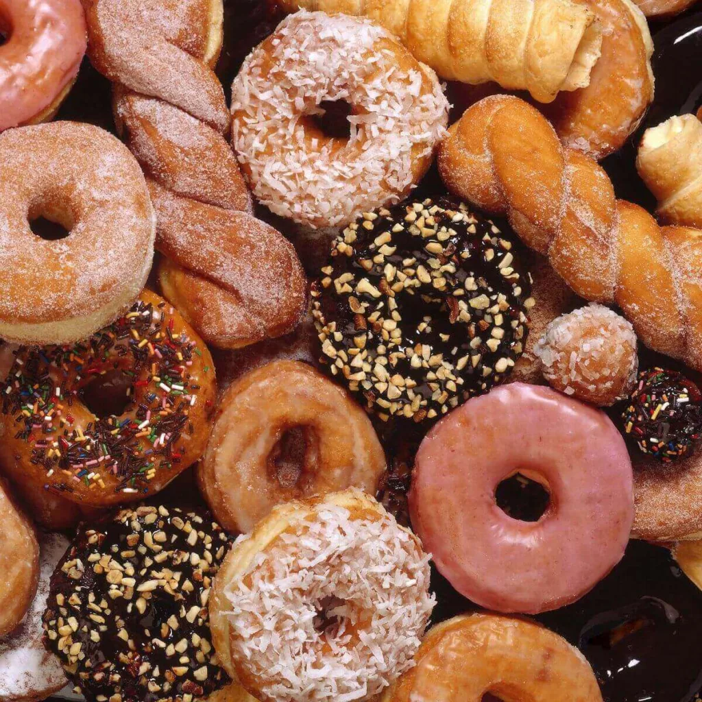 pile of mixed donuts
