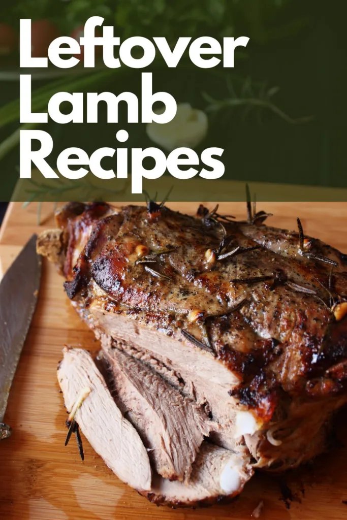 leftover lamb recipes - pinterest pin