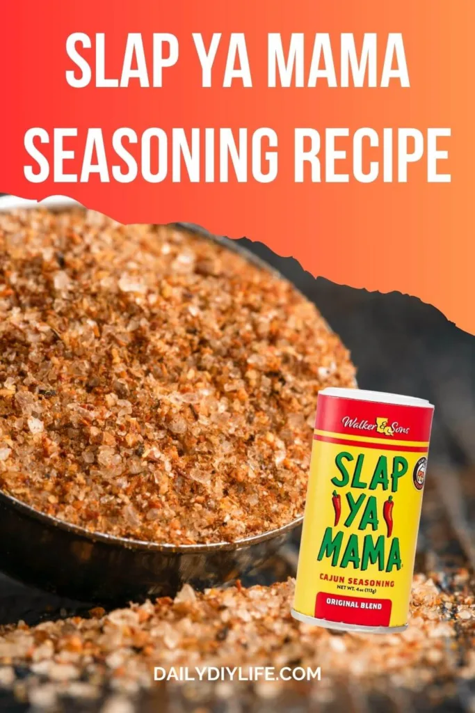 slap ya mama seasoning recipe - pinterest pin