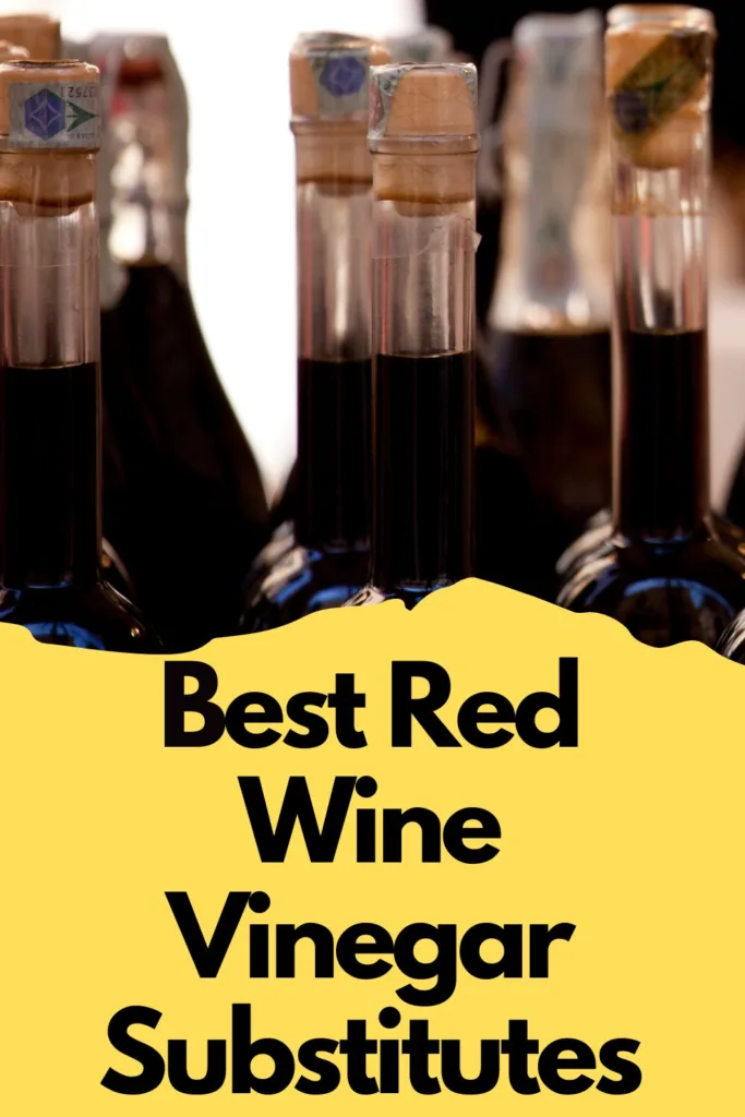 Best Red Wine Vinegar Substitutes - pinterest pin