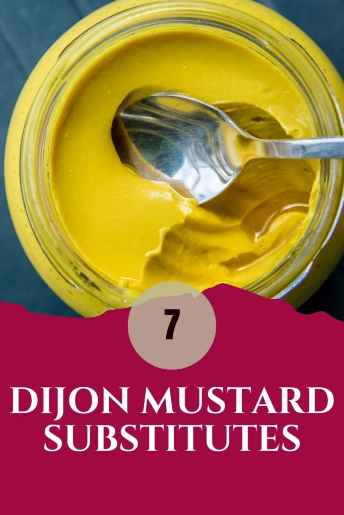 Dijon Mustard Substitutes -pinterest pin