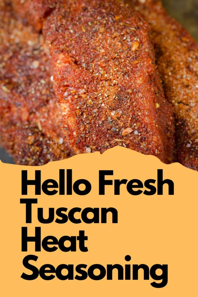 hello fresh tuscan heat spice - pinterest pin