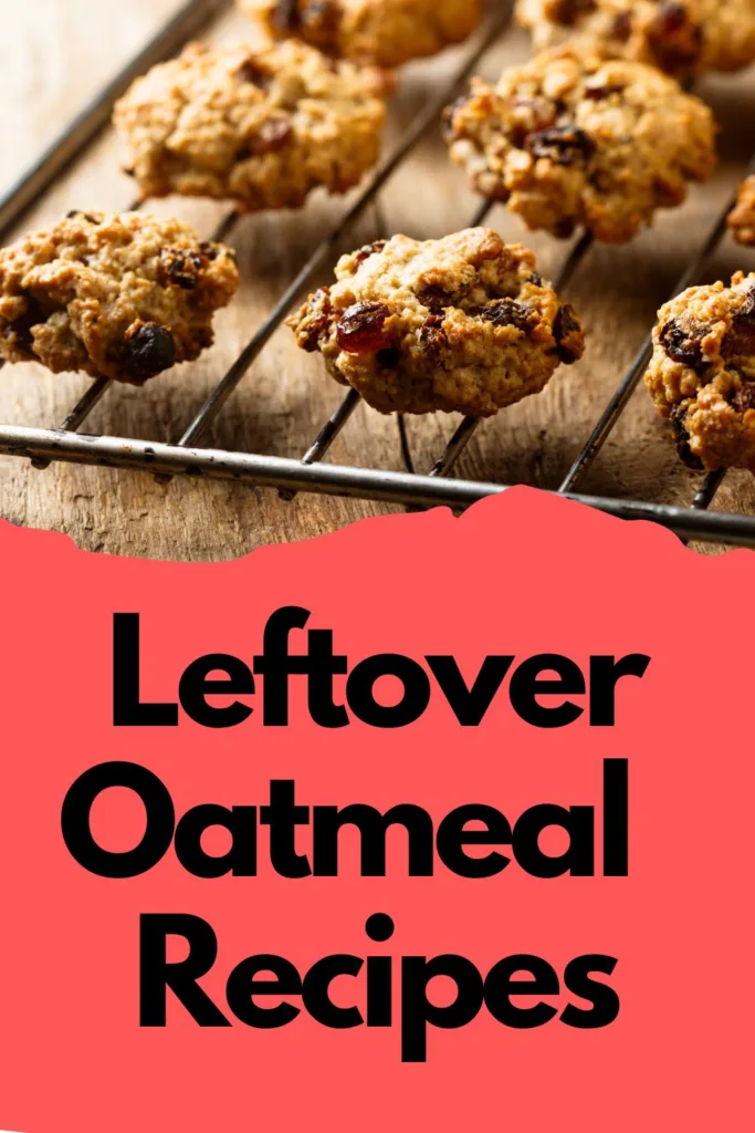 leftover oatmeal recipes - pinterest pin