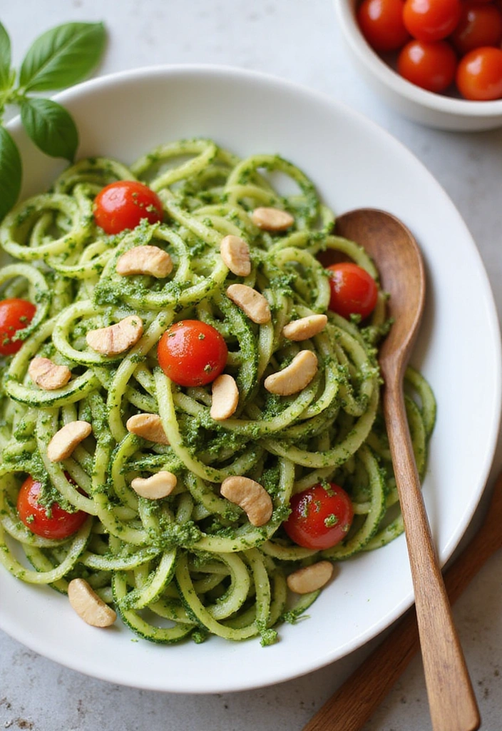 20 Healthy Meals You Can Make in Under 30 Minutes (Number 5 Will Surprise You!) - 4. Zucchini Noodles with Pesto