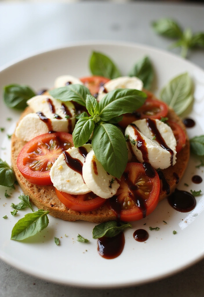 20 Healthy Meals You Can Make in Under 30 Minutes (Number 5 Will Surprise You!) - 8. Caprese Salad with Balsamic Glaze