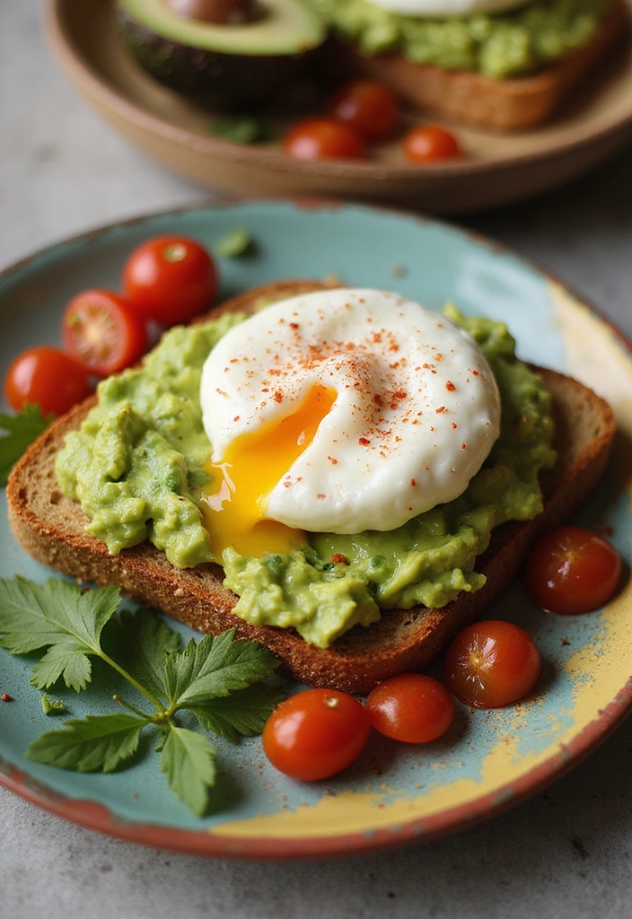 20 Healthy Meals You Can Make in Under 30 Minutes (Number 5 Will Surprise You!) - 13. Avocado Toast with Poached Egg