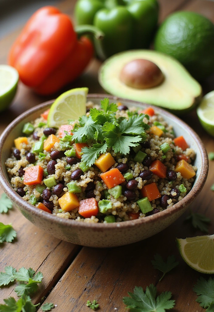 20 Healthy Meals You Can Make in Under 30 Minutes (Number 5 Will Surprise You!) - 1. Quinoa and Black Bean Salad
